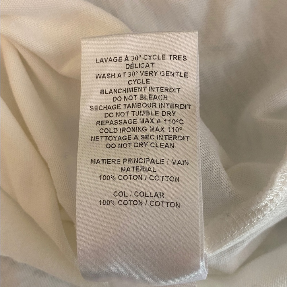 See By Chloe White Short Sleeve Tee - Picture 5 of 5
